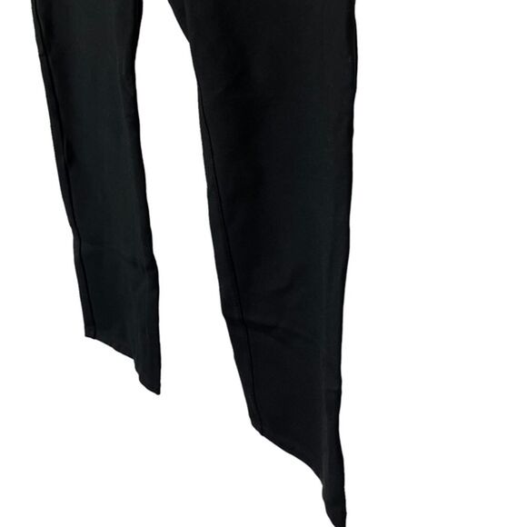 Betabrand Black Petite Stretch Straight Leg Pull On Pants Ponte Knit Career L - Picture 7 of 16